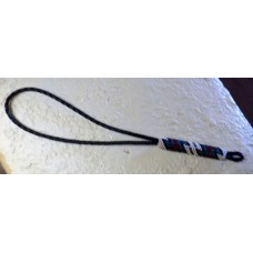Handmade Navajo Beaded Lanyard Green.